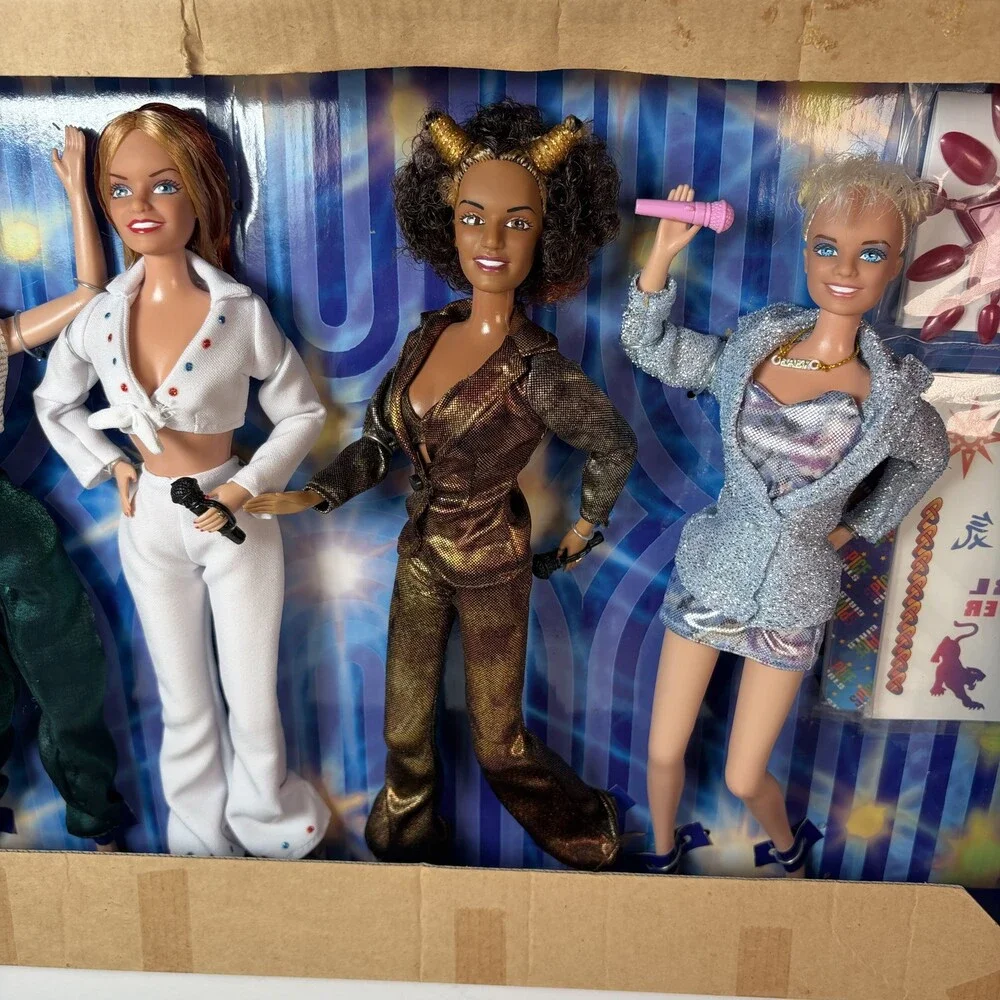 Vintage Spice Girls Spice World Superstar Collection Dolls 5-Pack in Box 1998